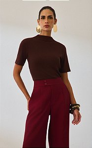 Blusa Malha Canelada