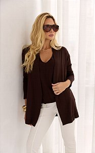 Casaco Tricot Alongado