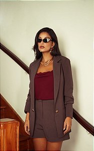 Blazer Boy Botões Orgânico Donna Ritz