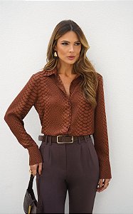 Camisa Manga Longa Cobra Donna Ritz