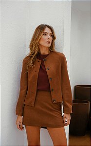 Casaqueto Em Suede Donna Ritz