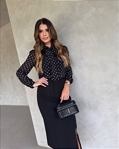 Camisa Laço Poás Doce Flor
