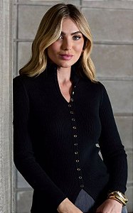 Casaco Tricot Multi Botões