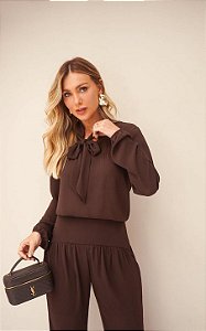 Blusa Yoryu com Amarração Donna Ritz