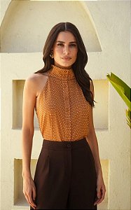 Regata Halter Yoryu Mini Poá Donna Ritz
