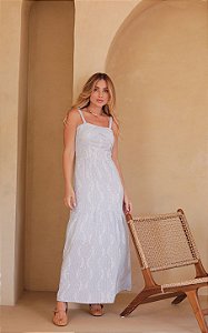 Vestido Longo Listra Floral Donna Ritz