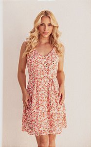 Vestido Curto Yoryu Estampa Floral Donna Ritz