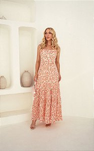 Vestido Longo Yoryu Floral Donna Ritz
