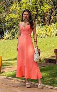 Vestido Midi Em Alfaiataria Dijon