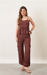 Calça Em Viscose Aladim Cargo Milalai