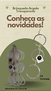 Brinquedo Argolas Transparente