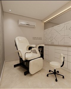 MACA POLTRONA ELÉTRICA 3 MOTORES PARA GINICOLOGISTA VARIAS CORES + PERNEIRA + COMANDO  CONTROLE MANUAL + PLASTIFICAÇÃO + RODIZIOS E FREIO