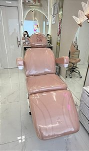 MACA POLTRONA 100% ELÉTRICA LUXO 3 MOTORES + PLASTIFICAÇÃO + LOGO PERSONALIZADO DA SUA CLINICA + MOCHO + LUPA EM LED DE ALUMINIO