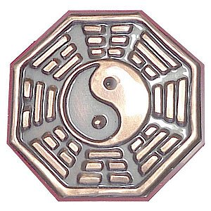 Baguá Yin Yang Feng Shui (em cobre) - Tam G