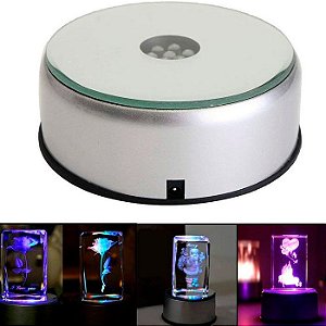 Base Cromoterápica de Led Colorido - Cromoterapia para Harmonia de Ambientes