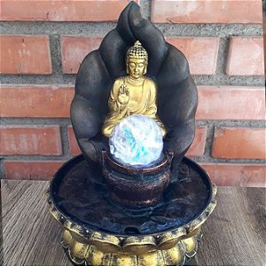Fonte de Água Decorativa Buda da Espiritualidade