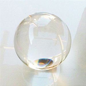 Esfera de Vidro Transparente