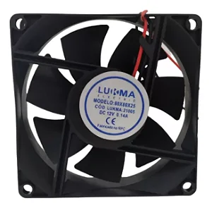VENTILADOR COOLER 12 VTS - BEBEDOURO UNIVERSAL 80X80X25MM 12V - LUKMA