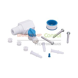 W10921095 - KIT INSTALACA COM REGISTRO PARA PURIFICADOR SAIDA  6mm
