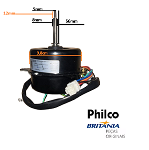 743633 - MOTOR VENTILADOR CONDESADORA PHILCO INVERTER  220V 0.33A 36W 1090rpm 60Hz YDK36-6E - BARRIL