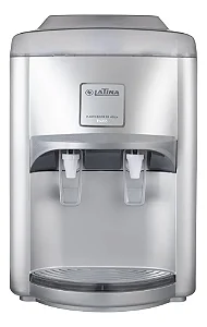 PURIFICADOR AGUA REFRIGERADOA COMPRESSOR LATINA PA355 PRATA -  127V/60HZ