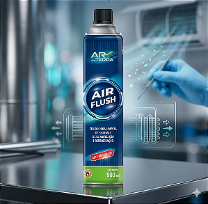 FLUIDO P/LIMPEZA AIR FLUSH 900ML CLEAN -  COLD AR DA TERRA