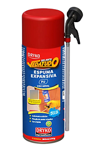 ESPUMA POLIURETANO EXPANSIVA  300ML/190GR VEDA TUDO