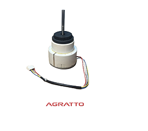 MOTOR VENTILADOR BLDC EVAPORADORA AGRATTO INVETER 24 MODELO ZWK465B00501 DC310V 45W - 1400rpm