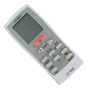 7069 CONTROLE AR CONDICIONADO COMPATIVEL COM SPLIT YORK