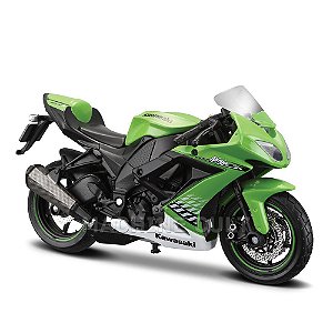 Miniatura Kawasaki Ninja ZX 10R - Maisto 1:18 - Machine Cult