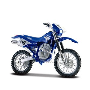 Miniatura Yamaha Ttr 250 Trilha Motocross 1/18 Maisto Moto no Shoptime