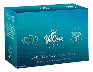 Kit YuCare Tratamento da Água p/ Spas e Ofurôs s/ Cloro