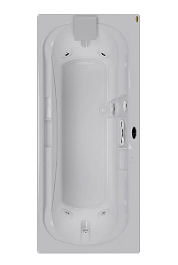 Banheira SPAZIA 75 - Acrílica - 6 Jatos - 180x75x45,5cm - Jacuzzi®