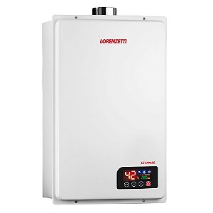 Aquecedor De Água A Gás Lorenzetti 37 Litros LZ 3700DE Branco Bivolt