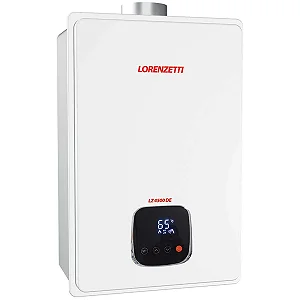 Aquecedor De Água A Gás Lorenzetti 45 Litros LZ 4500DE Branco Bivolt