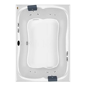Banheira Espree Box - Acrílica - 10 Jatos - 170x120x53cm - Jacuzzi®