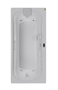 Banheira SPAZIA 75 - Acrílica - 6 Jatos - 160x75x45,5cm - Jacuzzi®
