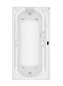 Banheira SPAZIA 90 - Acrílica - 6 Jatos - 160x90x45,5cm - Jacuzzi®