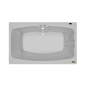 Banheira MYSIA DUPLA G2 - Acrílica - 7 Jatos - 183x113x41,5cm - Jacuzzi®