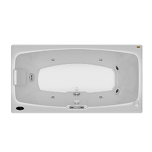 Banheira de Hidromassagem MYSIA G2 - Acrílica - 7 Jatos - 165x86x41,5cm - Jacuzzi®