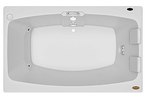 Banheira de Hidromassagem MYSIA DUPLA G1 - Acrílica - 3 Jatos - 183x113x41,5cm - Jacuzzi®