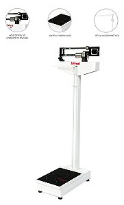 Balança Mecânica Antropométrica - Pesa até 150Kg.