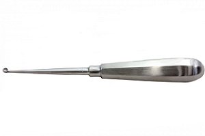Cureta Bruns N°000 para cirurgia Óssea (2,0mm)