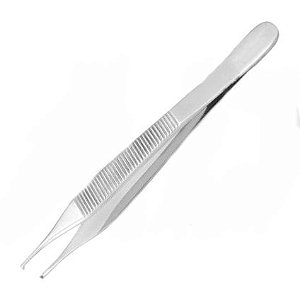 Pinça Adson com dente e vídea 12cm