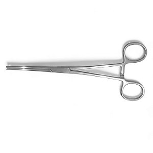 Pinça Kocher curva 14cm 01 x 02 dentes