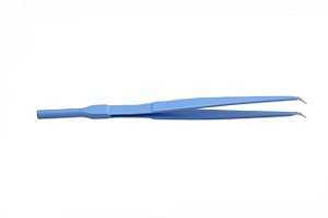 Pinça Monopolar dissecção curva serrilhada 18cm(com cabo)