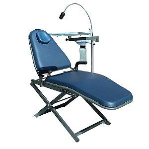 Cadeira Odontológica Portátil com Cuspideira e Foco Biotron