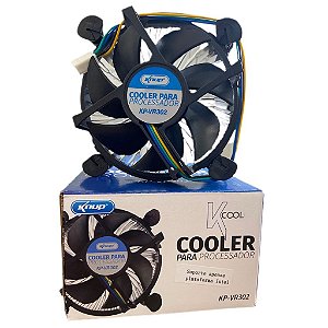 KIT 10 Cooler Para Processador Intel 775/1155/1150/1151 KNUP KP-VR302