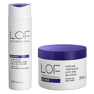 Lof Professional Matizador Kit Shampoo + Máscara 300g Efeito Perolado