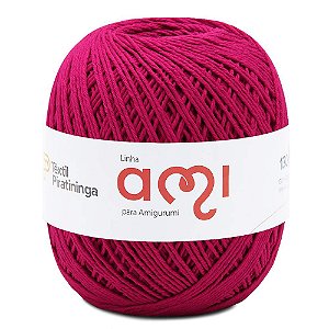 Linha Ami Piratininga Amigurumi 100% Algodão Mercerizado 250 metros Pink